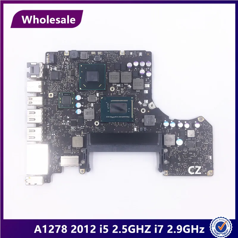 

Wholesale For Macbook Pro 13" A1278 2012 Year i5 2.5GHz i7 2.9GHz MD101 MD102 Logic Board laptop Motherboard 661-6588 820-3115-B
