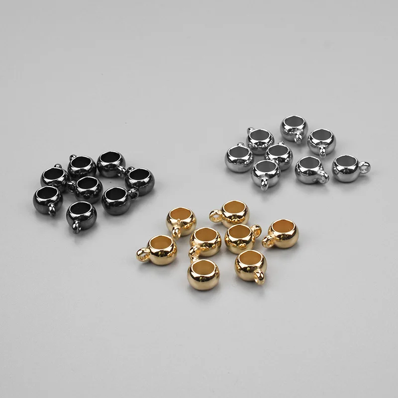Buy 50pcs/lot CCB Material Gold Black Color Ball