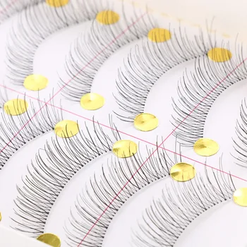 

10 Pairs Women False Eyelashes Black Handmade Long Thick Natural Fake Eye Lashes Extension Makeup Beauty Tools