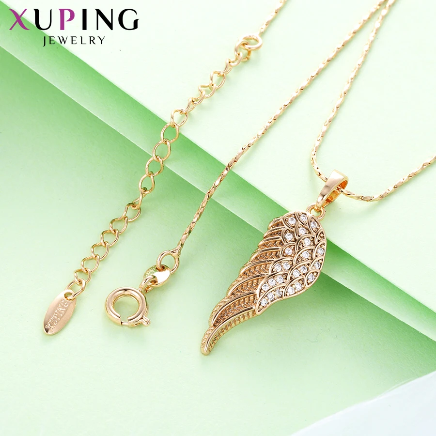 Xuping Мода темперамент крылья Форма ожерелье кулон для женщин Рождественский день ювелирные изделия подарок M58-30172