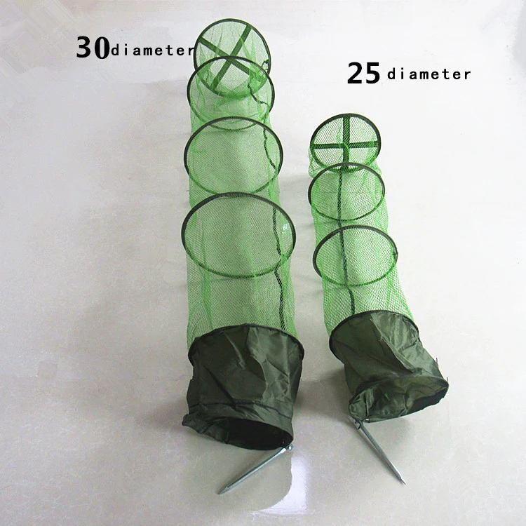 

Fishing Net Trap Foldable Fish Cage Portable Net Small Large Mesh Collapsible Keeping Durable 6 Sizes RL49-0020