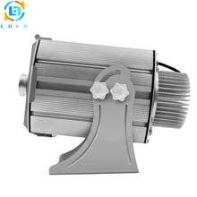 Новейшая модель; туристическая из алюминиевого сплава серебра Рождество год четыре изображения 40 Вт светодиодный проектор Gobo IP65 4500lm светодиодный изображения логотип проектора