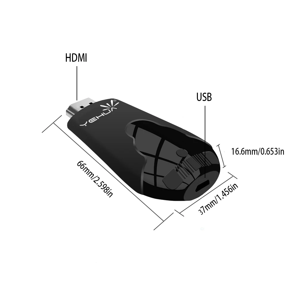 Отличная Акция Yehua K8 беспроводной дисплей Anycast Vs K4 airplay ключ Miracast отзеркаливание DLNA HD 1080P приемник PK Chromecast