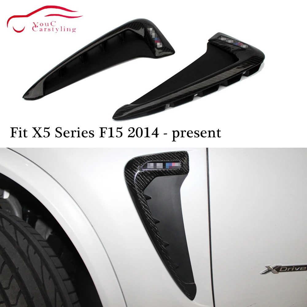 Fender Side Cover 2 Stück Auto Fender Side Air Vent Cover Trim Aufkleber Dekoration Fit für X5 F15 14-18