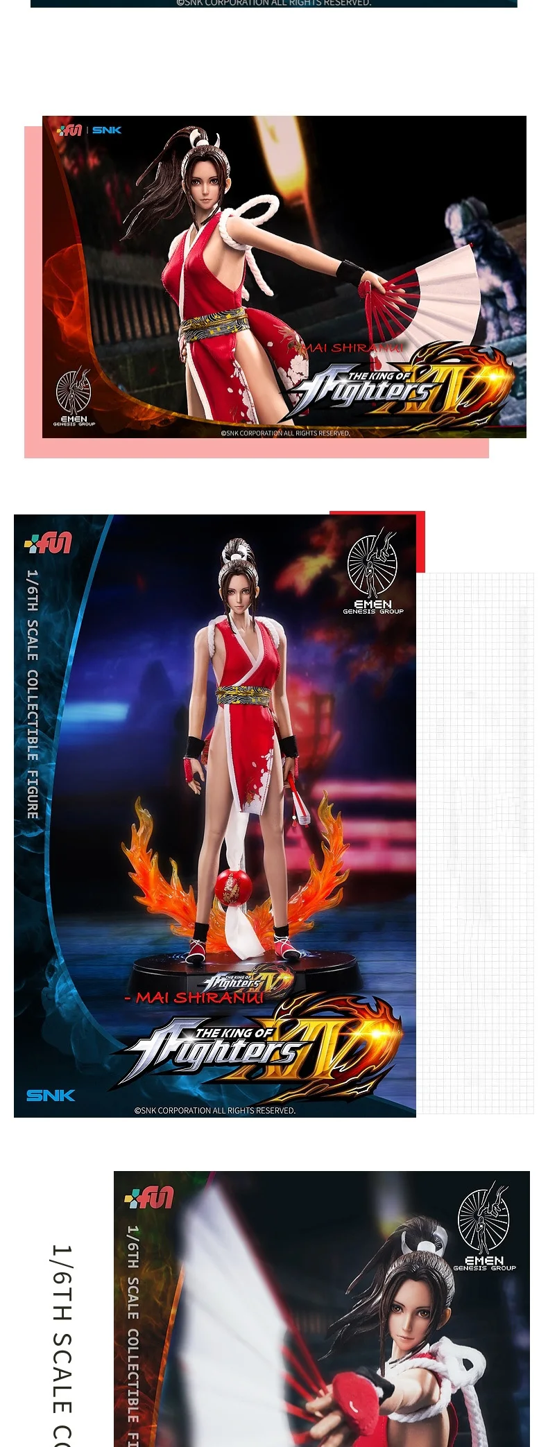 1/6 масштабная Коллекционная фигурка кукла KOF Fighting girl Mai Shiranui с бесшовным корпусом 1" фигурка куклы пластиковая модель игрушки