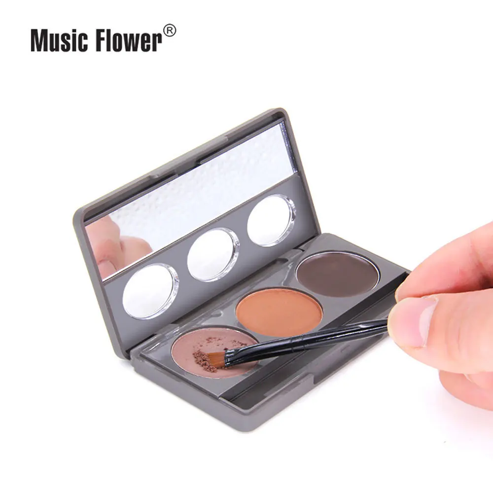Two-color eye makeup eyebrow powder does not stun, repair, waterproof, durable, eye makeup makeup tools