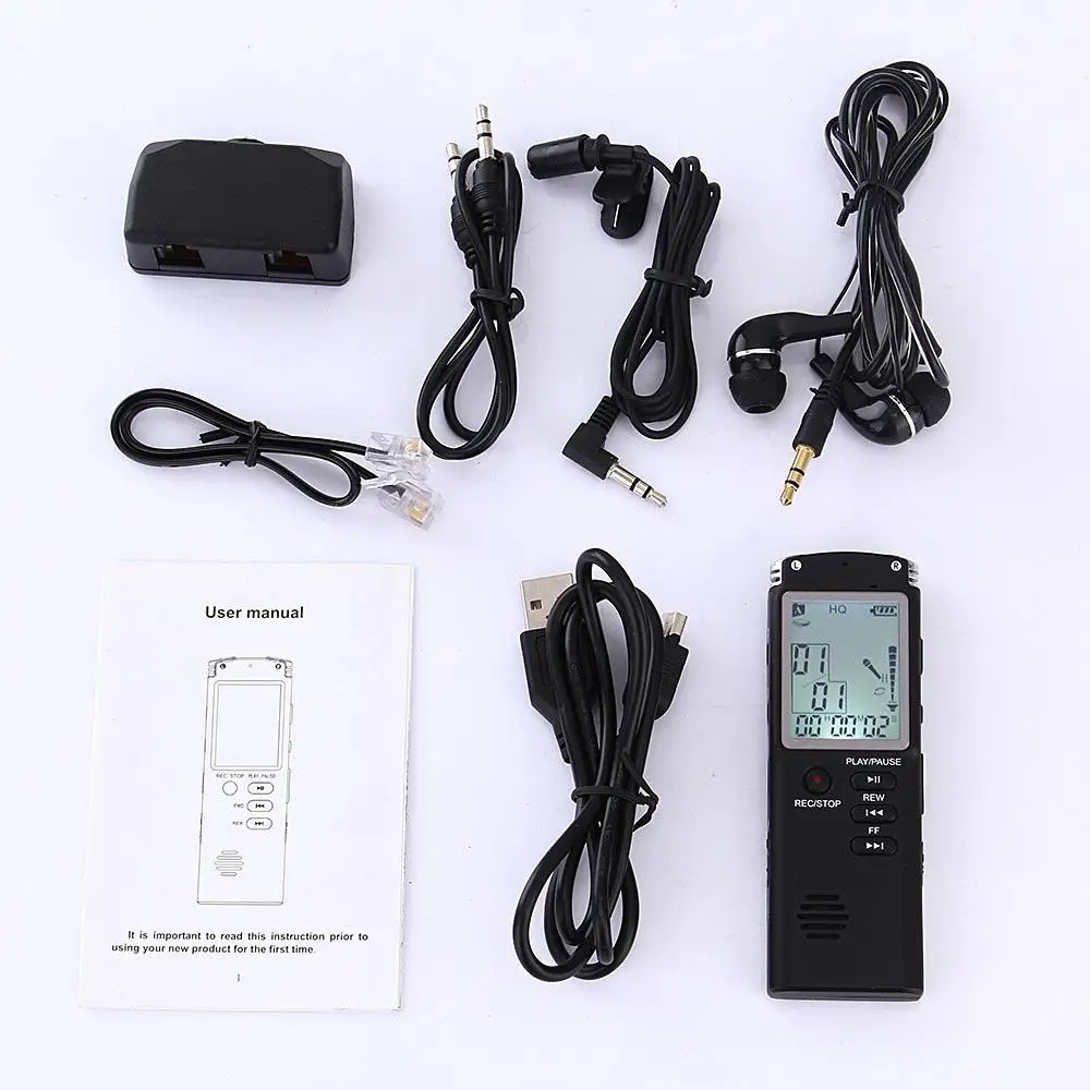 2019 Новый Популярный 8 ГБ/16 ГБ/32 ГБ диктофон USB Профессиональный 96 часов цифровой