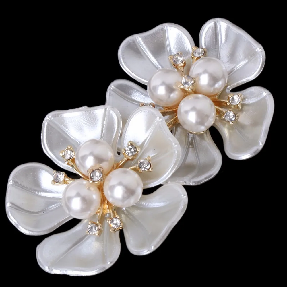 DIY Embroidered Sequins Beads Decorative Accessory Cloth Patch Shoe Clips Shoe Decorations 4cm /3.4cm/3.8cm DIY Embroidered Sequins Beads Decorative Accessory Cloth Patch Shoe Clips Shoe Decorations 4cm /3.4cm/3.8cm