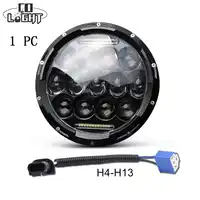 CO LIGHT 75W 7'' Led Headlight H4 H13 High Low Beam Round Cars Running Lights 12V for Jeep Lada urban Niva 4x4 Motorcycle 24V
