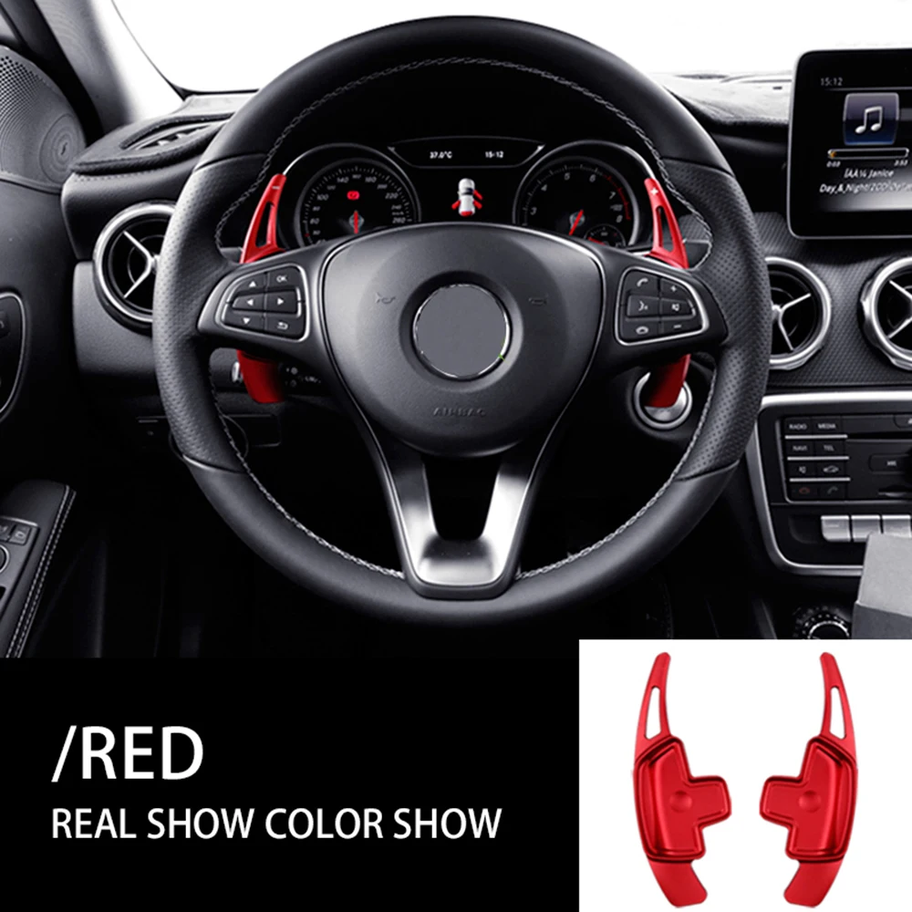 

For Mercedes Benz A B C E Class W203 w204 w212 GLK CLA GLA GL Car Steering Wheel Paddle Shift Extension Shifters Car Accessories