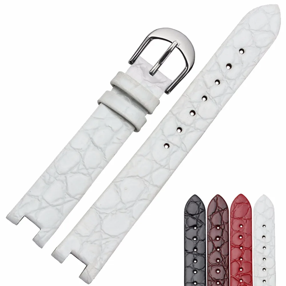 NP84 15mm Top Grain Leather Watch Band Women's Watch Strap with free