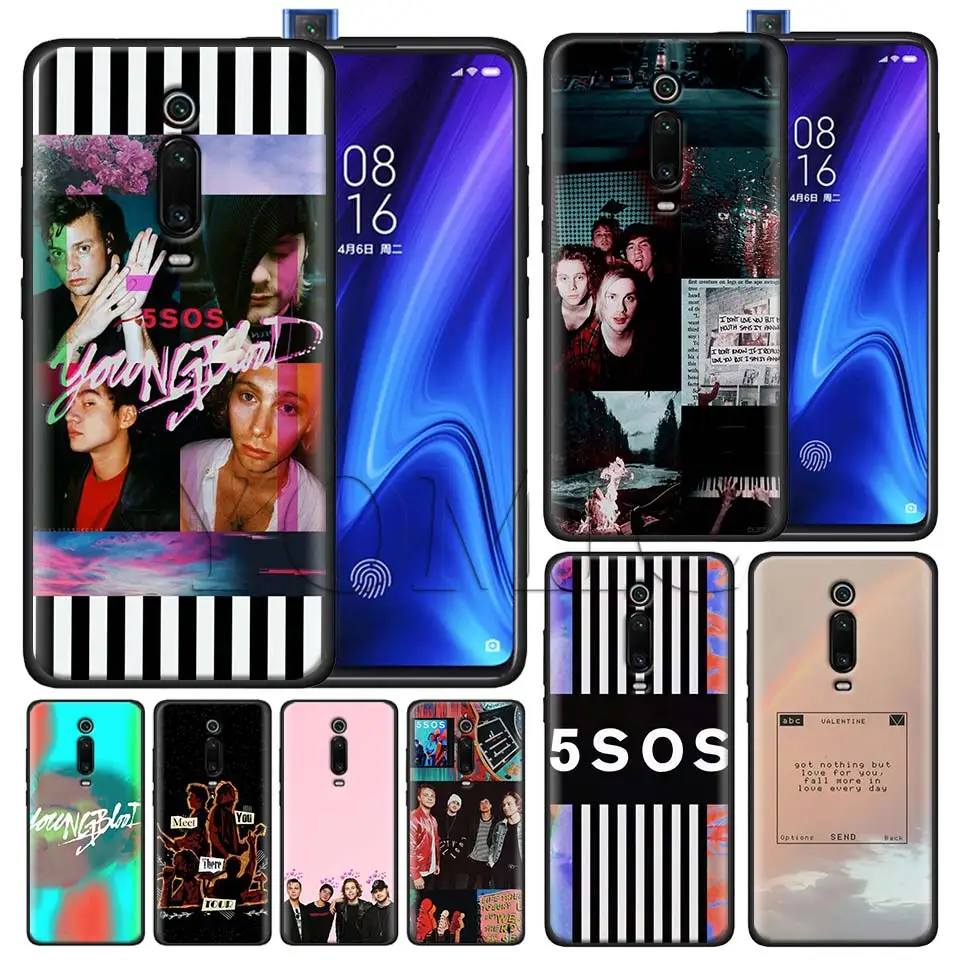 

5Sos band YOUNGBLOOD Black Case for Xiaomi Redmi Note 7 7s K20 5 6 Pro Redmi 6 6A 5 5Plus 4X S2 Y3 Silicone Soft Case