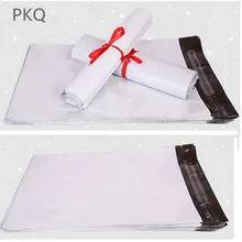 500 шт с логотипом, рисунком по индивидуальному заказу Пластиковая Упаковка Почтовый конверт мешок белый пластиковый поли почтовый пластиковый Конверты Пакеты для посылок