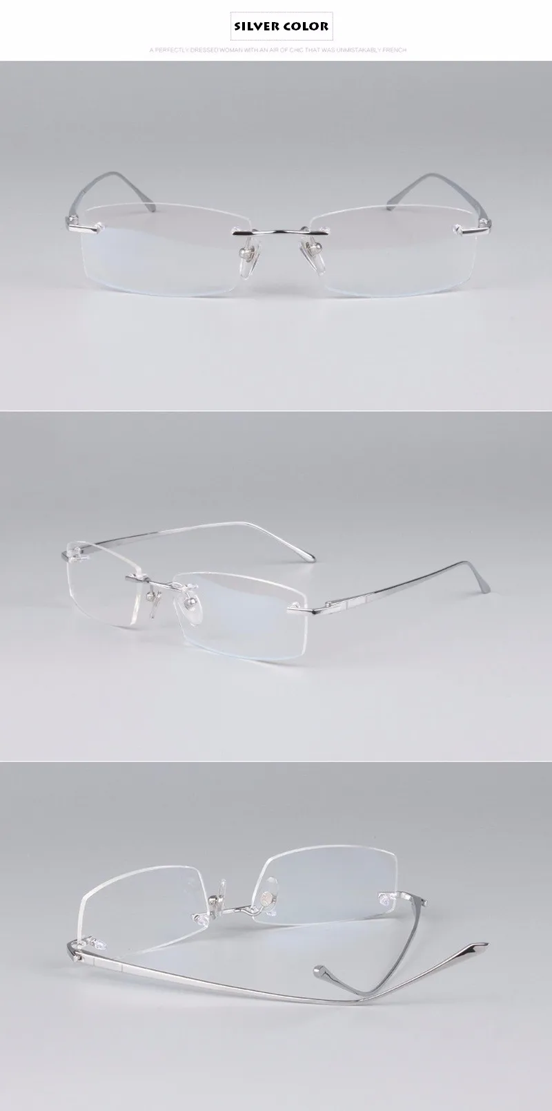 Чашма очки оптические оправы качественные оправы без оправы титановая оправа для очков для мужчин и женщин