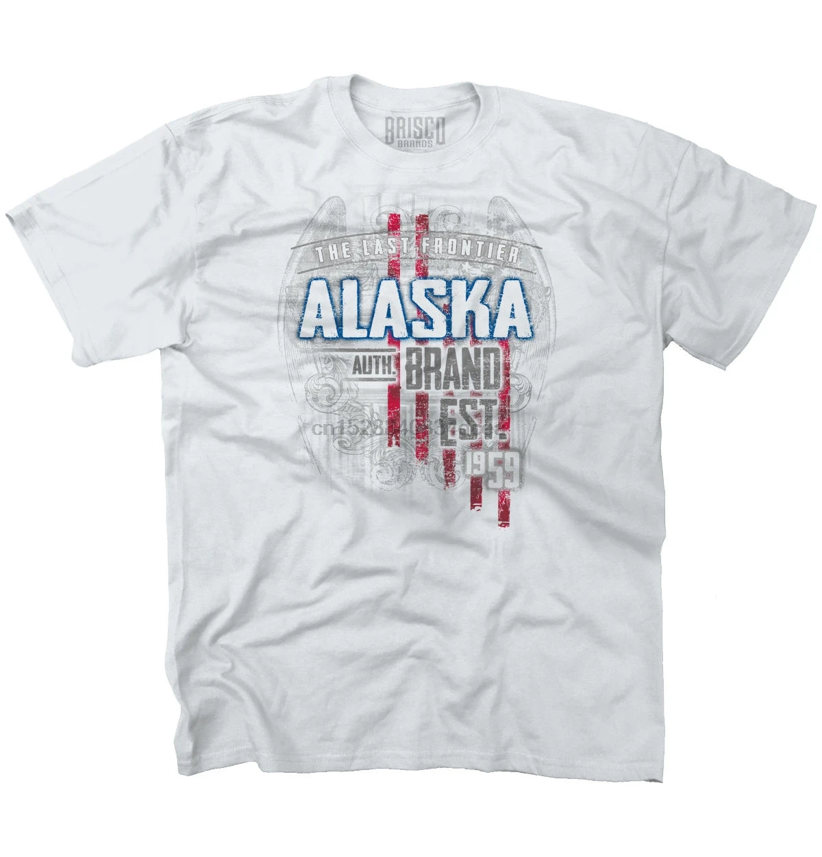 Alaska State USA футболка патриотическая американская Подарочная с короткими рукавами
