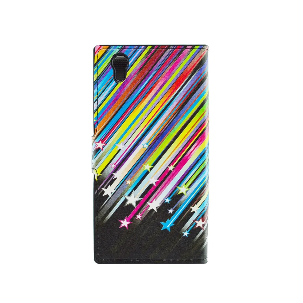 Чехол для Sony Xperia M2 M4 Aqua M5 T2 T3 E3 E4 E4G E5 C3 C4 чехол с откидной крышкой и отделением карт