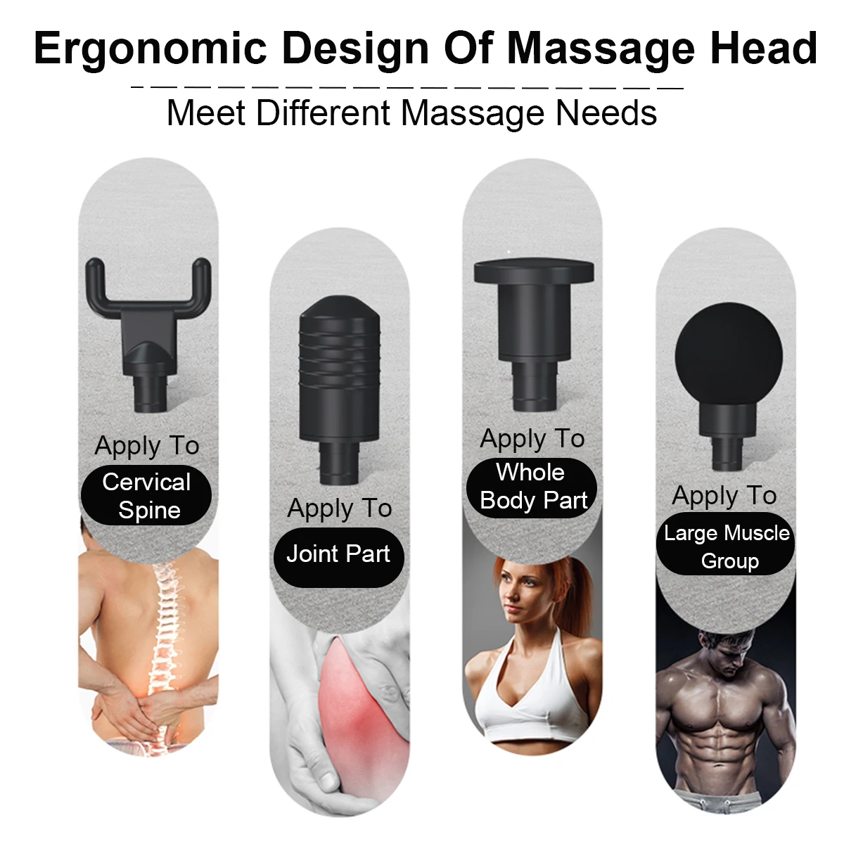  4000r/min Therapy Massage Guns 3 Gears Muscle Massager Pain Sport Massage Machine Relax Body Slimmi