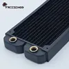 FREEZEMOD computer water cooling Copper radiator 14 flat tube single layer copper fin for 12cm fan for cpu heak sin. TSRP-TW240 ► Photo 2/3