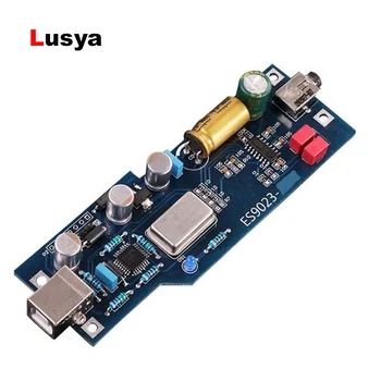 

PCM2706 + ES9023 Hifi level audio DAC sound expansion card Noise floor is Zero USB OTG decoder Diy kit T0076