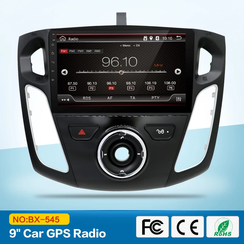 

1024*600 9 inch Quad Core Android 7.1 Car DVD Player for Ford Focus 2012-2013 Audio Stereo In Dash Car Electronics