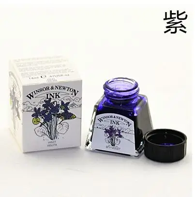 Winsor Newton Красочные Чернила краски 14 мл для Dip Ручка - Цвет: Violet