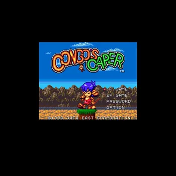 

Congo's Caper NTSC Version 16 Bit 46 Pin Big Gray Game Card For USA Game Players