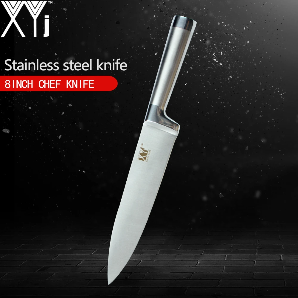 XYj Seamless Welding Kitchen Knife Fully Stainless Steel Knives Straight Handle Cooking Tools One Of 3.5, 5, 7, 8, 8, 8 inch XYj Seamless Welding Kitchen Knife Fully Stainless Steel Knives Straight Handle Cooking Tools One Of 3.5, 5, 7, 8, 8, 8 inch