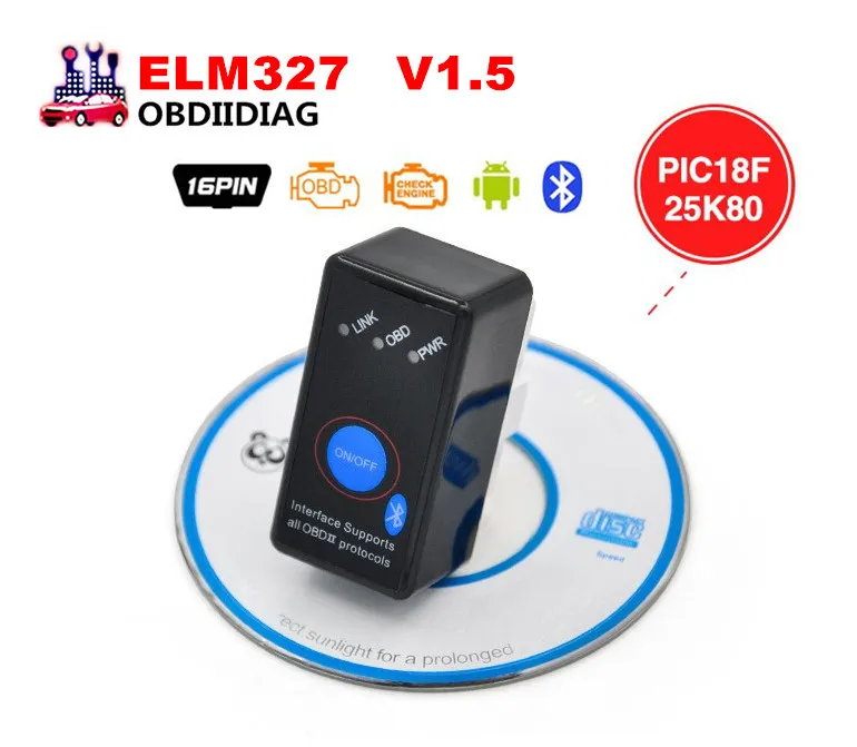 Prix pour V1.5 MINI ELM327 Bluetooth Interrupteur ELM 327 Version 1.5 OBD2/OBDII pour Android Symbian Windows Prix pour V1.5 MINI ELM327 Bluetooth Interrupteur ELM 327 Version 1.5 OBD2/OBDII pour Android Symbian Windows