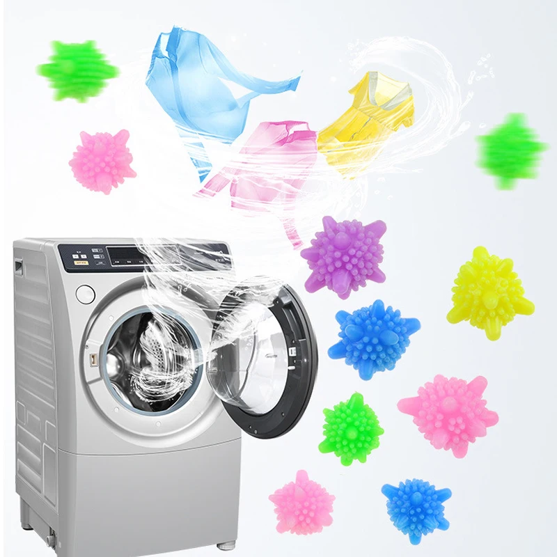 

1 pcs Random color Washing machine Wrinkle Remover Releasing Dryer Balls Laundry Dryer Fabric Softening wash Ball