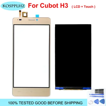 

5.0 inch New For Cubot H3 LCD Display Touch Screen Digitizer Assembly Replacement For Cubot h3 Android 7.0 Cell Phone + Tools