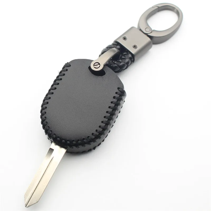 Genuine Leather KeyChain 5Button Remote Key Case Cover For Ford Explorer/Edge/Escape/Ranger/E150/F350/F550/E250 L352 key case,key case cover,remote control case cover