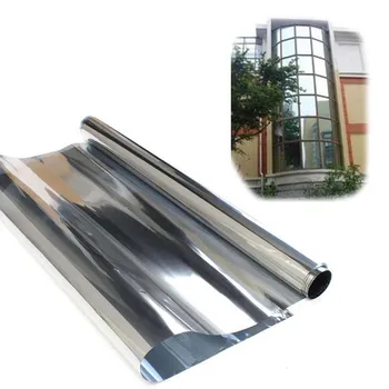 

2pcs 30*200cm Waterproof Window Film UV Reflective One Way Self Adhesive Privacy Mirror Sicker Window Decals Home Decoration