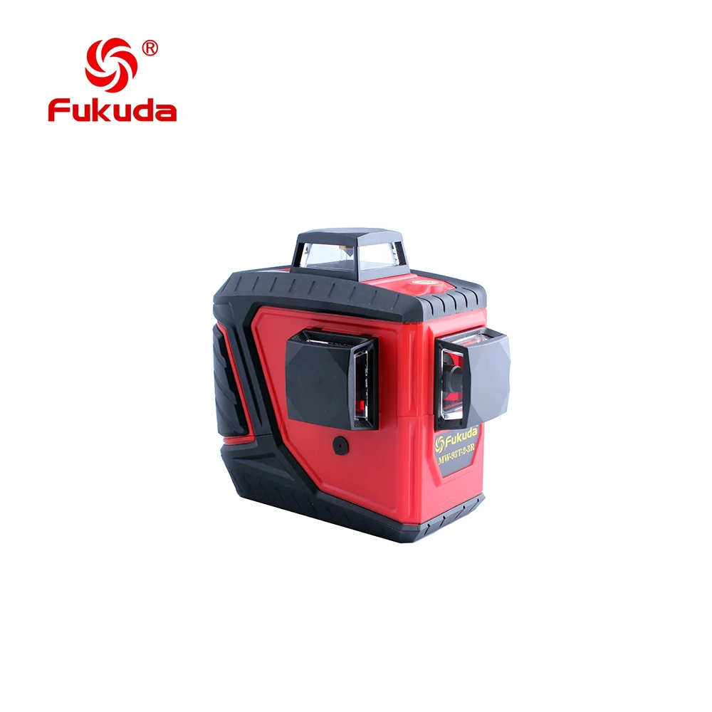 Fukuda Brand 12Lines 3D MW-93T-3R Laser Level Self-Leveling 360 Horizontal And Vertical Cross Super Powerful red Laser Beam