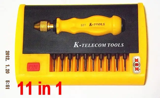 

excellent quality S2 torx phillips slotted Y type pentacle star mini precision computer screwdriver set NO.881 freeship