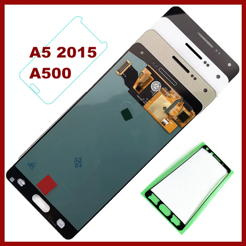 

AMOLED LCD for SAMSUNG Galaxy A5 2015 Display A500FU A500 A500F A500H Touch Screen Digitizer Assembly For Galaxy A5 Replacement