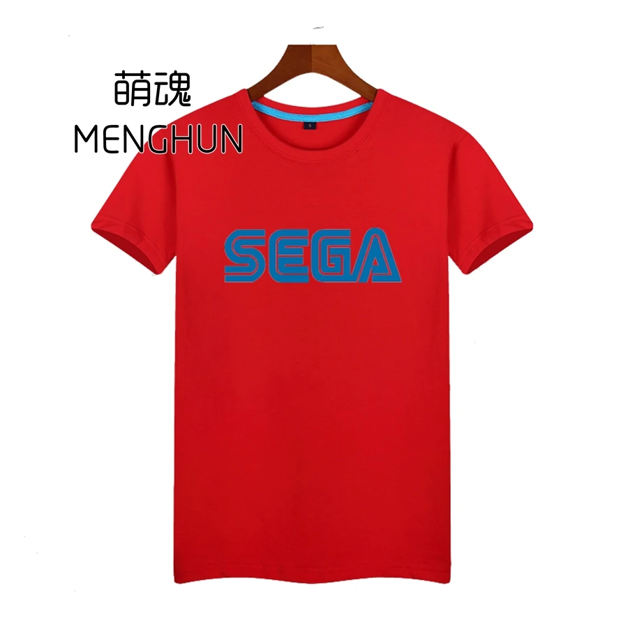 Футболки для фанатов игр крутые мужские геймерские футболки SEGA футболка с персонажем Sans Одежда Мужские футболки подарок для фанатов игр SEGA футболки