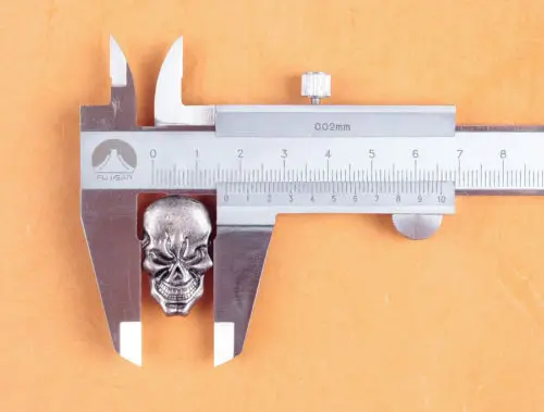1,7X2,8 см 10 шт. сделанный под старину Серебряный Череп штыри кожаные Декор ручной работы седло Кончо