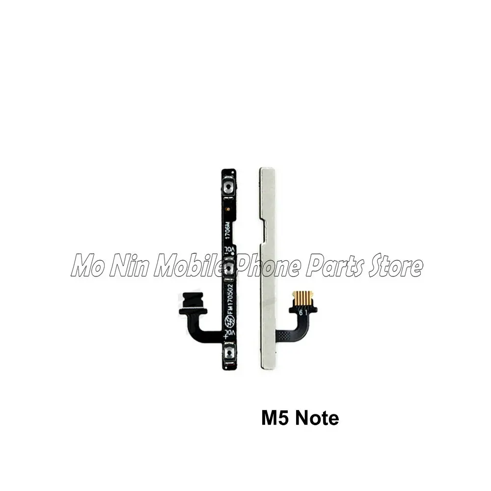 

New Power on/off & volume up/down buttons flex cable Replacement for Meizu M5 Note phone