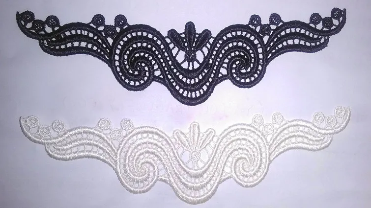 

Top quality 17.5cm*5cm polyester embroidery crown applique, embroidery lace patches,veil applique,XERY1204A
