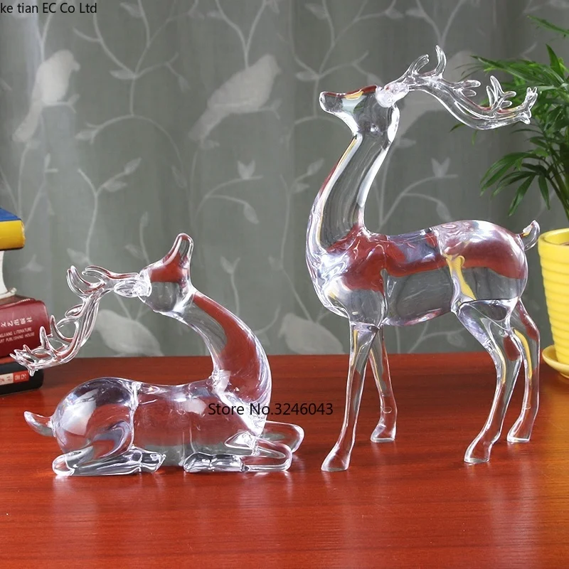 

European living room decoration Creative home decorationsTV cabinet wine cabinet crafts personalized deer ornaments wedding gift