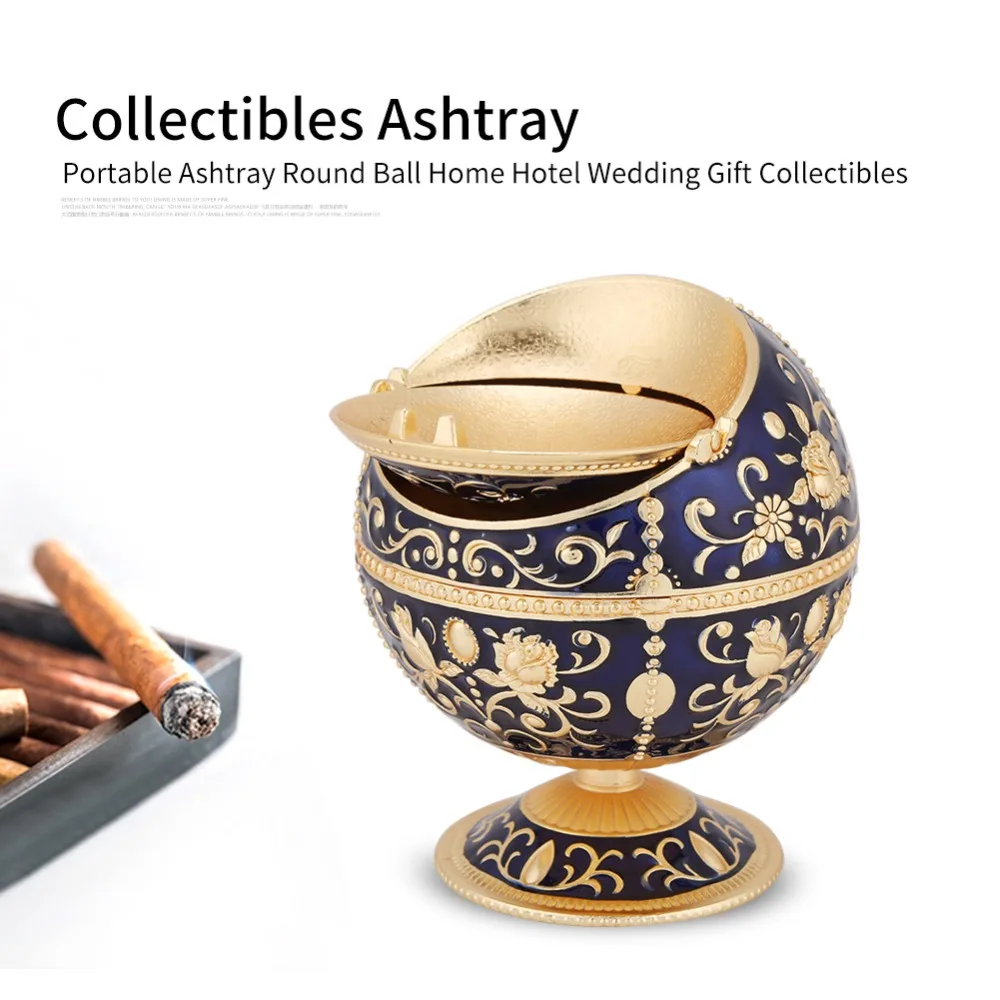 1pc Portable Ashtray Round Ball Home Hotel Wedding Gift
