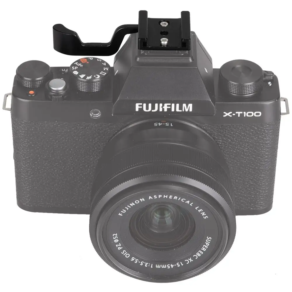 

Metal Hot Shoe Thumb-Up Hotshoe Thumb Up Grip For Fuji Fujifilm X-T1 XT-2 XT3 XT20 XT-20 xt-10 x-t30 xT30 X-T100 XT100 camera