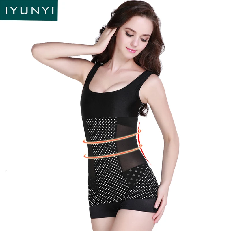 IYUNYI Women Slimming Tank Top Body Shaper Waist Trainer Abdomen