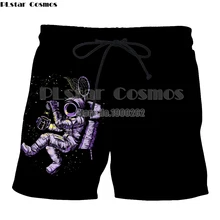 PLstar Космос астронавт в космосе шорты Harajuku Фэнтези летние мужские женские шорты с принтом 3d крутые повседневные шорты