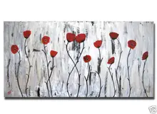 No Framed!!! Modern Wall Deco Floral Art Abstract Flower Oil Painting On Canvas art deco modern abstract wall art painting on canvas no framed with the roll film d10 19