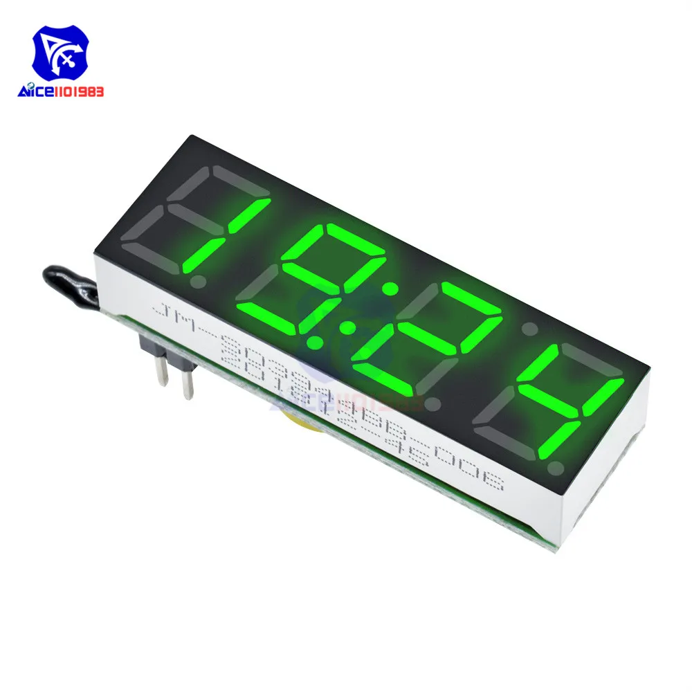 Diymore 3 в 1 R8025 цифровой светодиодный дисплей часы температура модуль напряжения