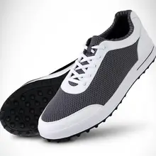 PGM стиль Летние Высокое качество Мужская обувь для гольфа ультра легкая дышащая без складок сетчатая обувь Профессиональный бычьей кожи; тренировочная обувь;