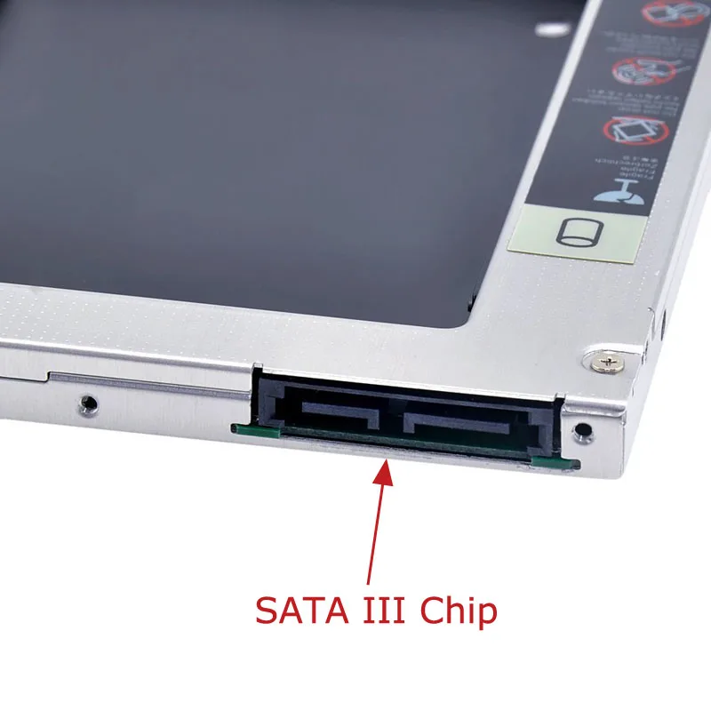 2 й жесткий диск Caddy 9 5 мм SATA 3 0 дюйма SSD 1 ТБ корпус жесткого диска для Apple Macbook Pro Air