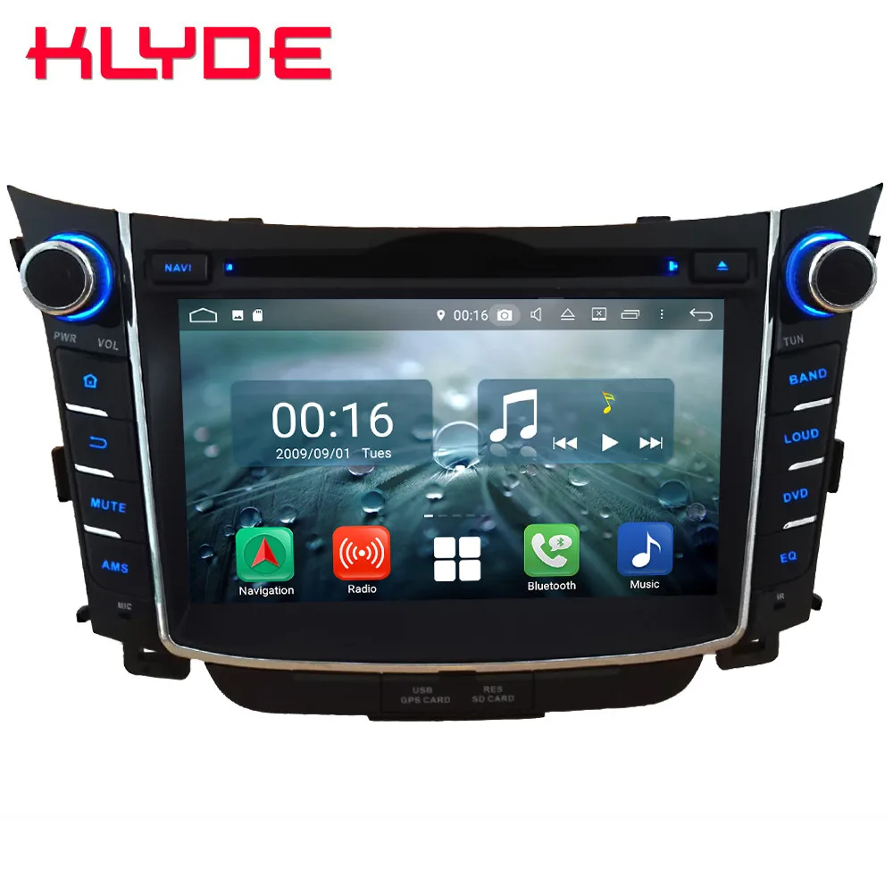 

7" Octa Core 4G WIFI Android 9.0 4GB RAM 64GB ROM RDS DAB BT Car DVD Multimedia Player Radio Stereo For Hyundai I30 2011-2016