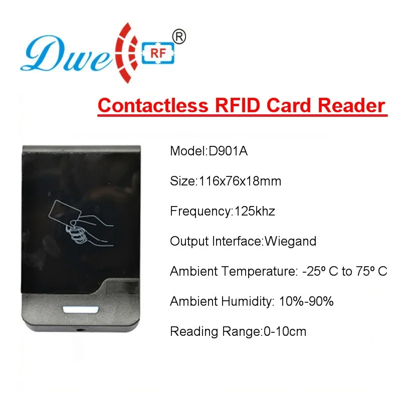 DWE cc rf Система контроля доступа Сенсорный экран RFID считыватель IP66 сканер для доступа к двери condtrol d901a